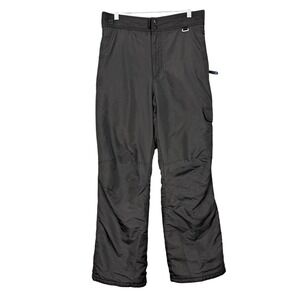 SLALOM Pants Mens Medium Black Ski Snowboard‎ Insulated Lined Waterproof Nylon